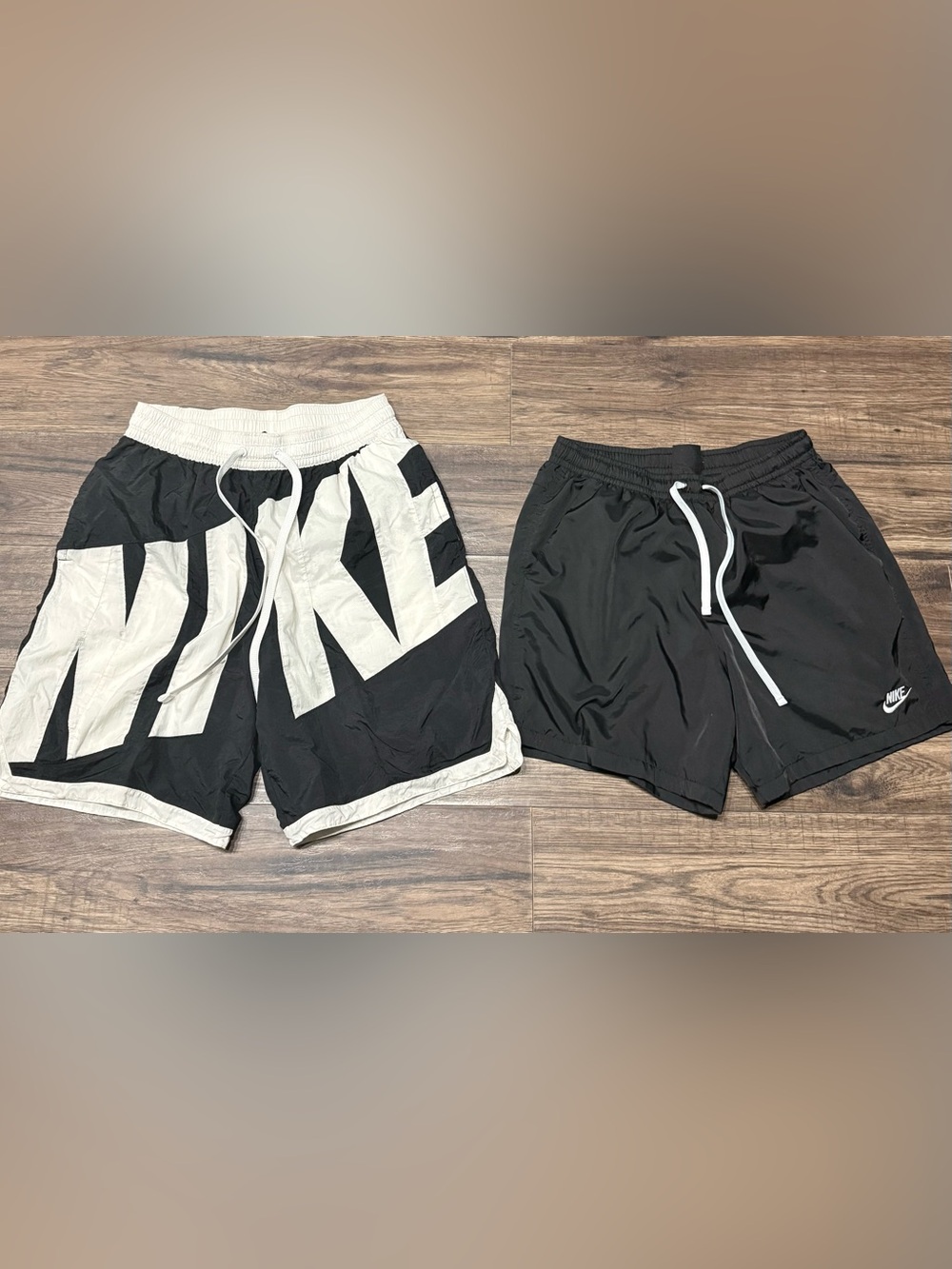 Bundle Nike Men’s Black and White Athletic Logo Shorts